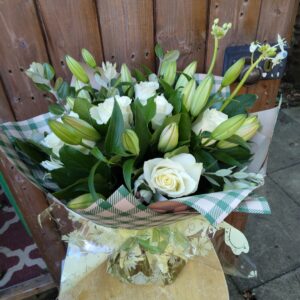 White Lilies and White Roses