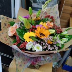 Autumn Shades Hand tied